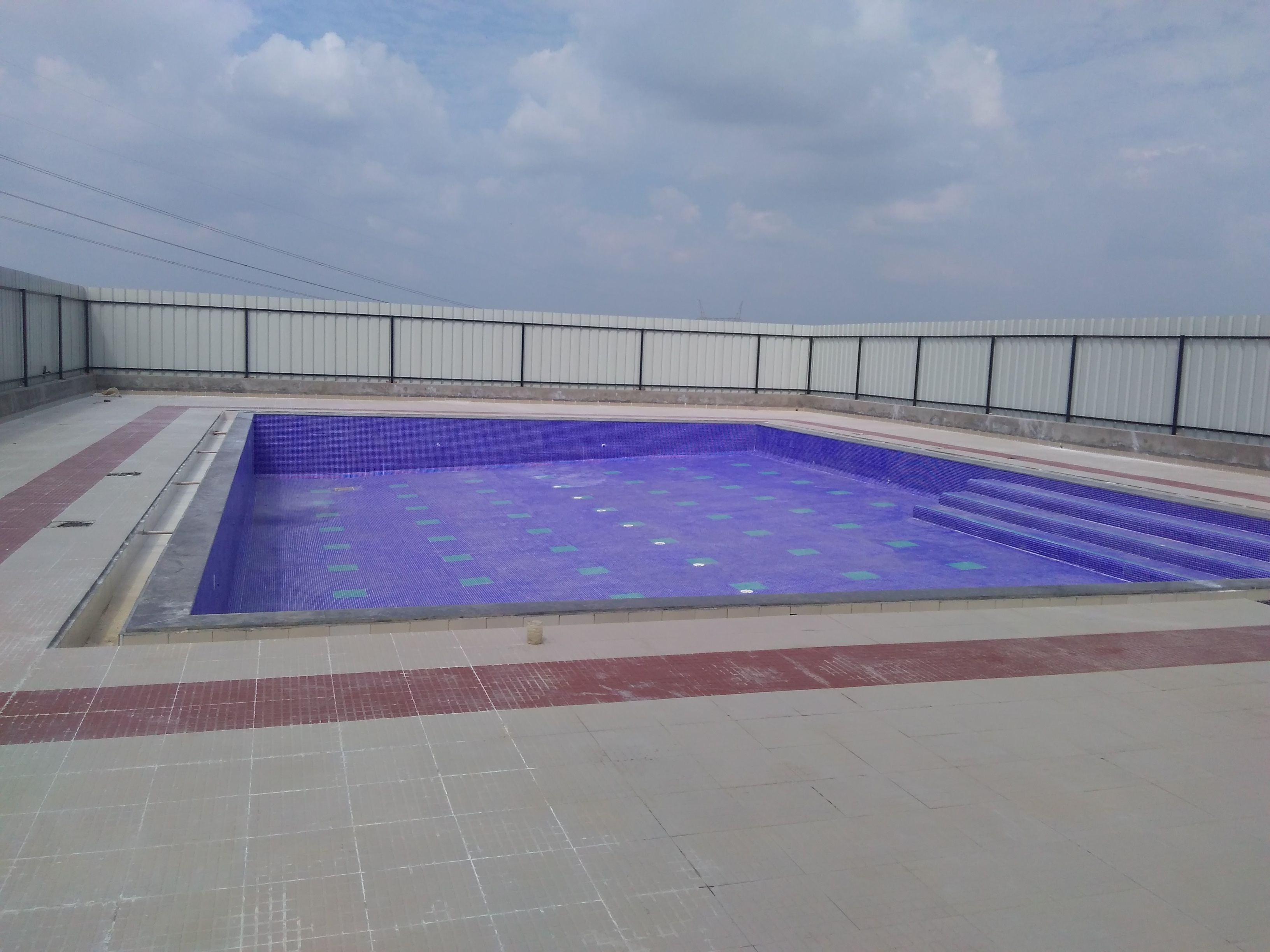 Indoor Swimming Pool - Concrete/tile Construction, Variable Dimensions , Purple Finish, Sand/cartridge Filtration, Heater/chiller Temperature Control