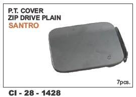 PT Cover Zip Drive Santro - Durable Fabric, Universal Fit for 4-Wheelers | Warranty Included, Enhanced Protection