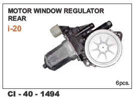 Motor Window Regulator Rear I20 Lh/Rh (Cidis) Vehicle Type: 4 Wheeler