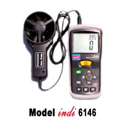 Thermo Anemometer (With Air Velocity & Air Flow)