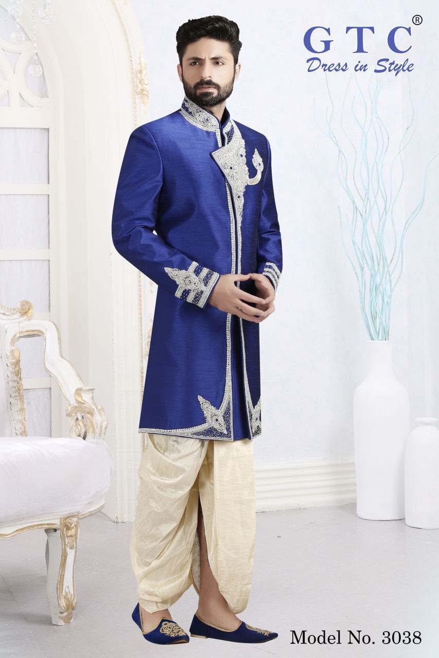 3038 Designer Sherwani Age Group: 16-50