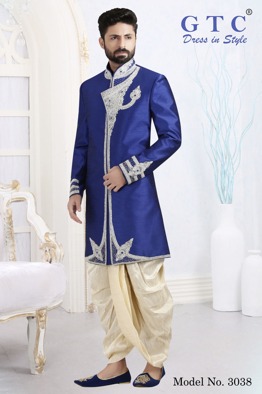 3038 Designer Sherwani Age Group: 16-50
