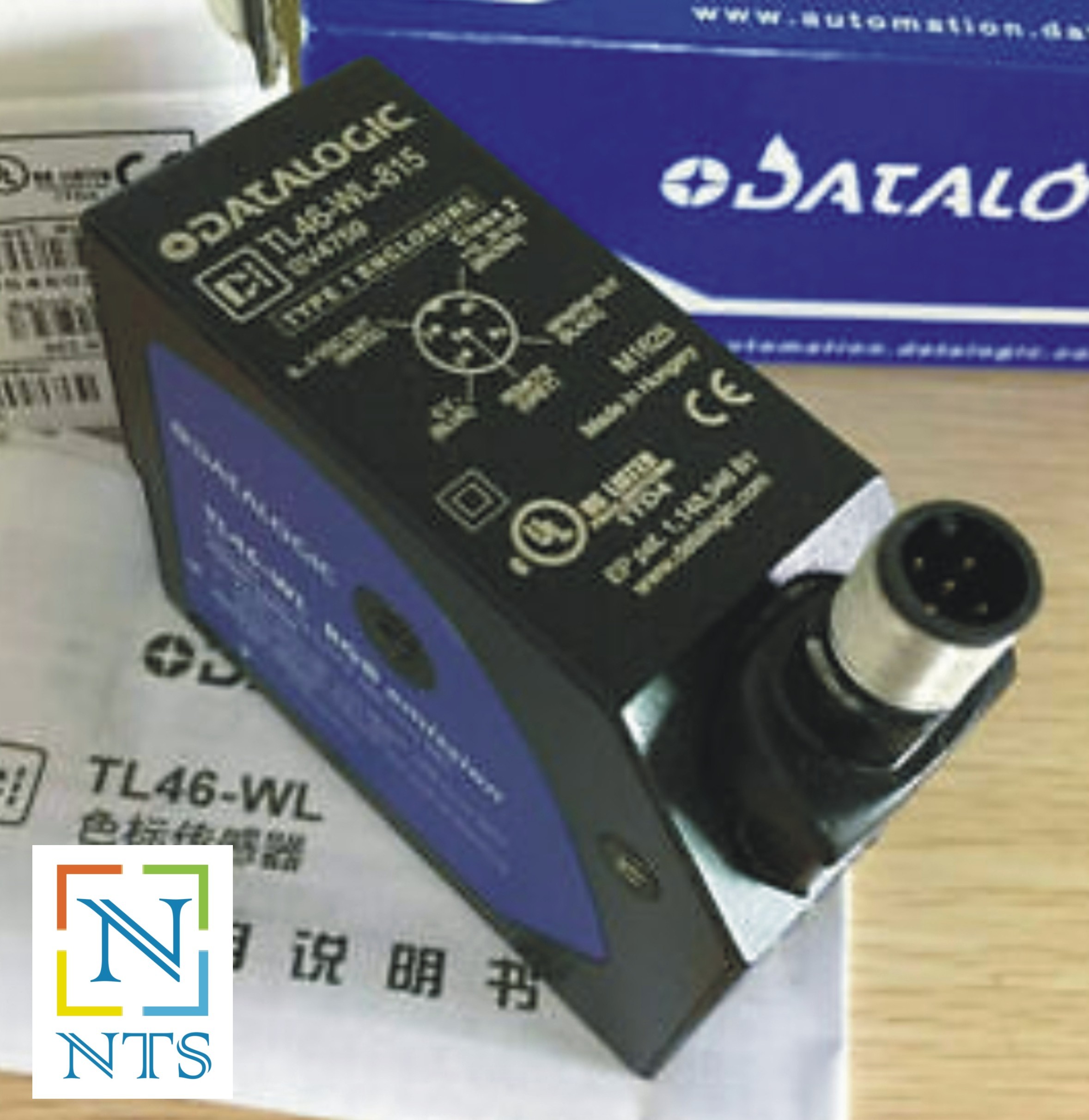 Datalogic Tl46-w-815 Color Sensor Input: 10-30 Vdc