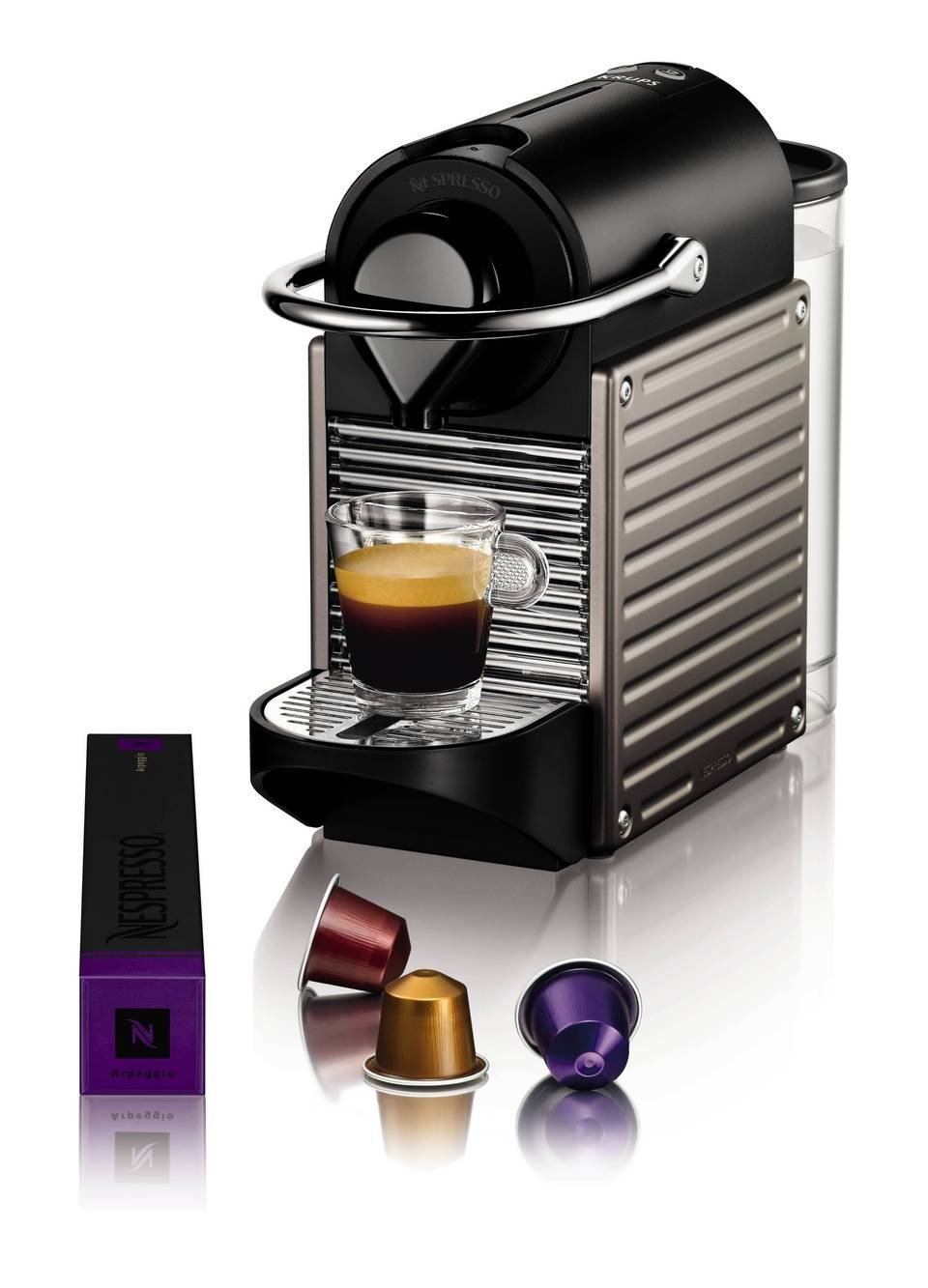 Nespresso Pixie Espresso Maker, Electric Titan