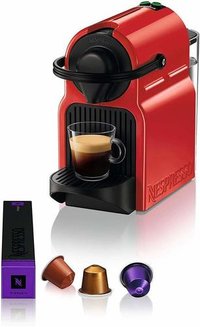 Nespresso Inissia Coffee Capsule Machine, Ruby Red By Krups at