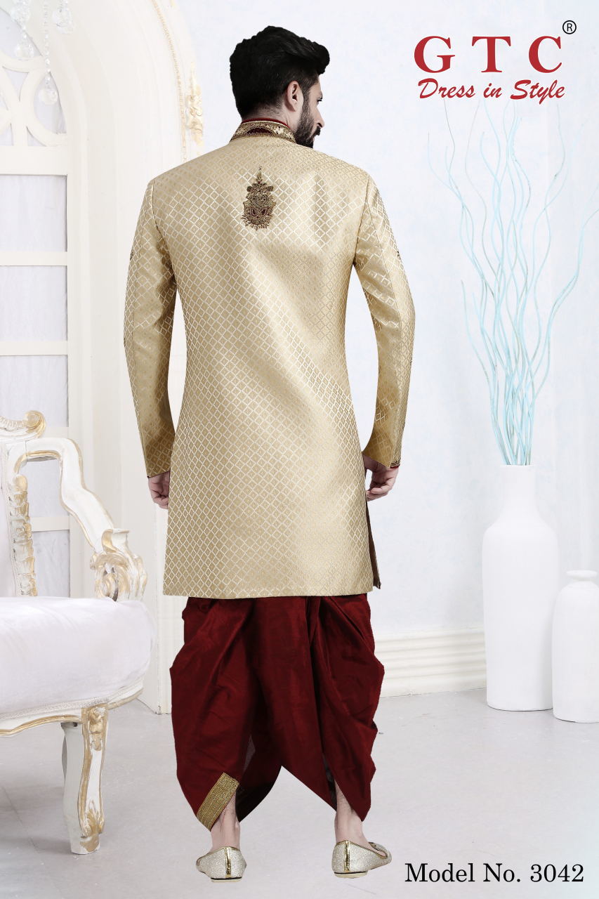 3042 Designer Sherwani Age Group: 16-50