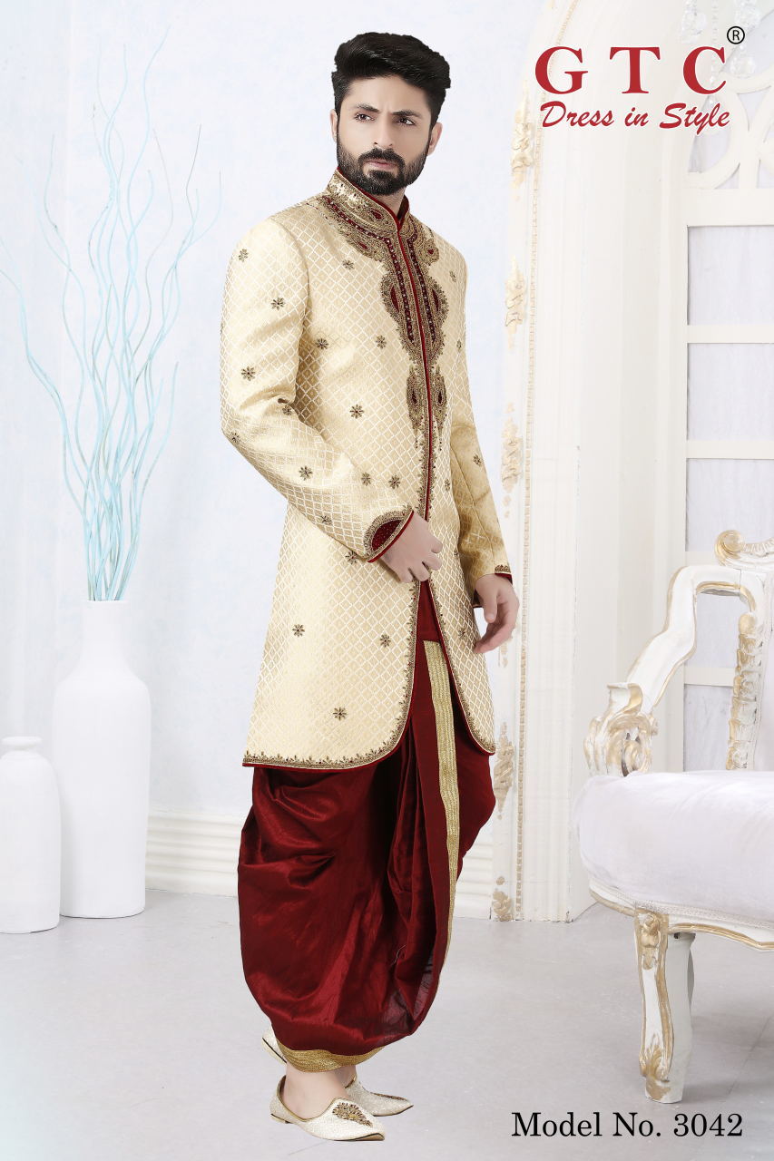 3042 Designer Sherwani Age Group: 16-50