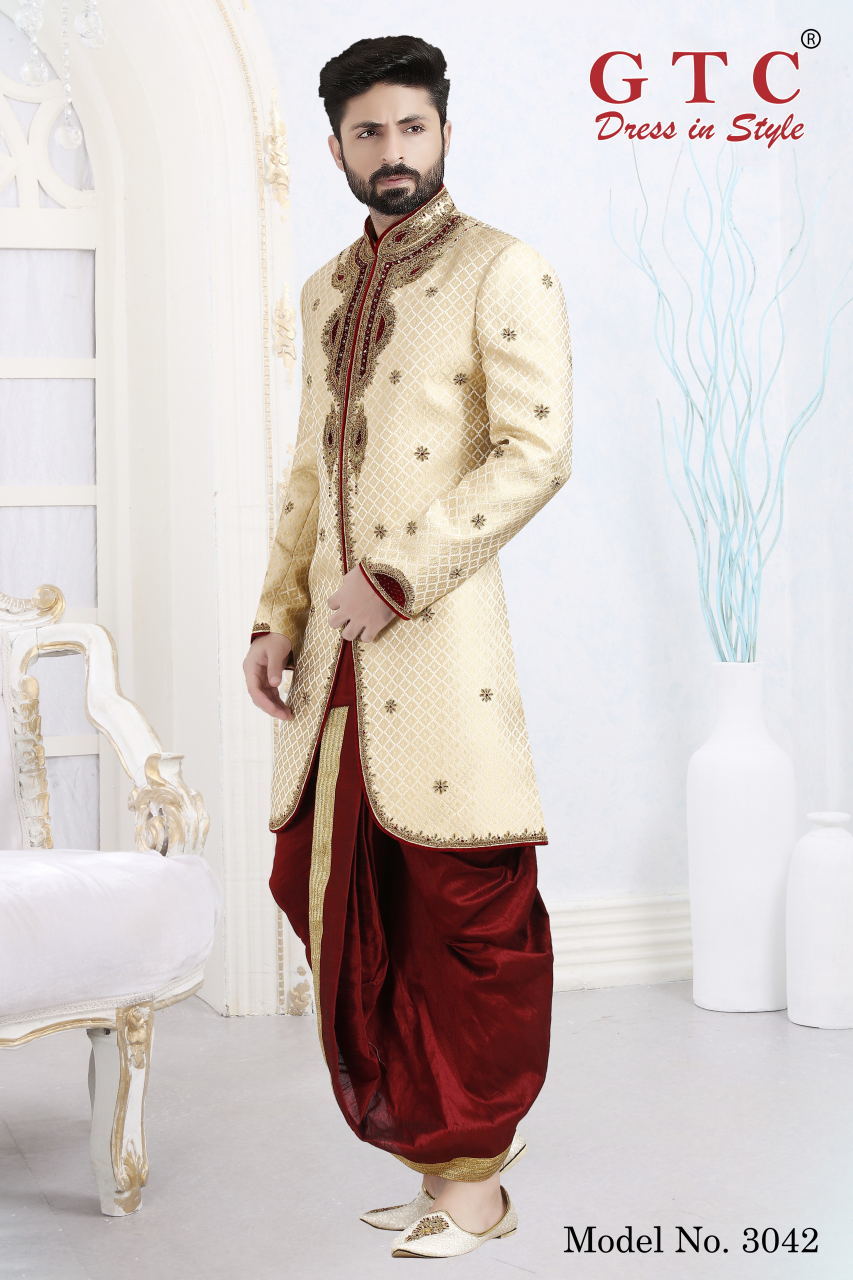 3042 Designer Sherwani Age Group: 16-50
