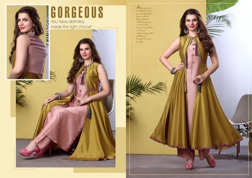 मल्टी कलर डिज़ाइनर कुर्तियां