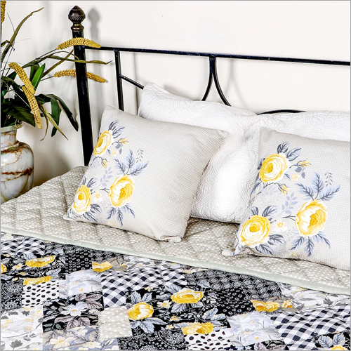 Lightweight Quilt Set - Soft Printed Cotton Blend, All Sizes Available For Personal Use