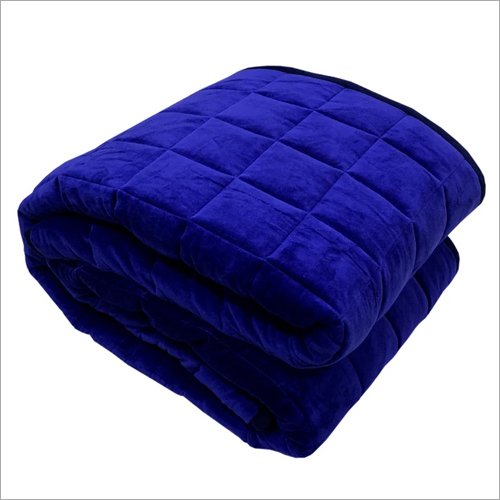 Blue And Also Available In Different Color Soft Weighted Blanket
