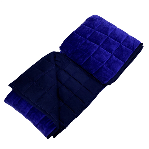 Blue And Also Available In Different Color Soft Weighted Blanket