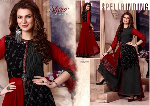 मल्टी कलर लेडीज़ फैंसी कुर्तियां