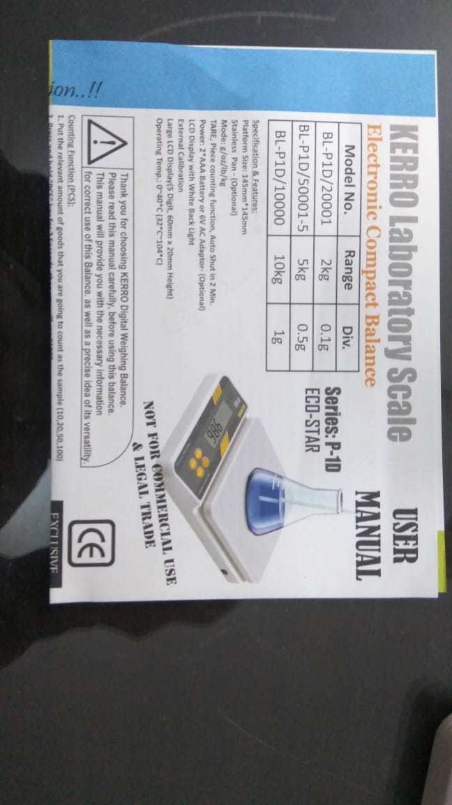 Plastic Weighing Balance Kerro Eco-star