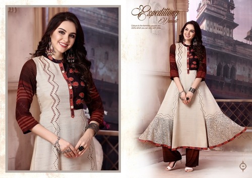 मल्टी कलर लेडीज़ फैंसी कुर्तियां