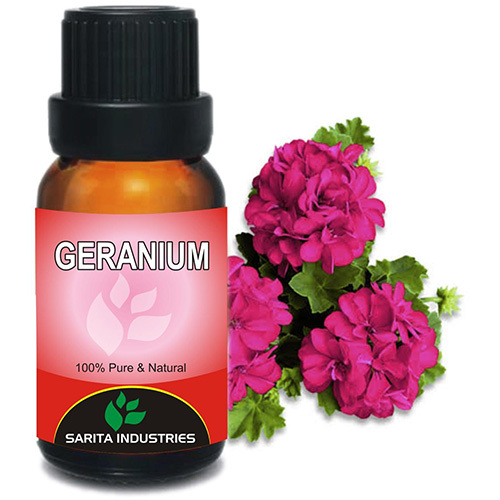 Geranium Oil - 100% Pure Essential Oil | Ideal for Adults, Long Shelf Life, Best Stored in Dry Place
