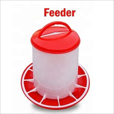 Poultry Chicken Feeder - Durable Plastic, Available in Multiple Sizes | Even Feed Dispensing, Reduces Waste and Untidiness