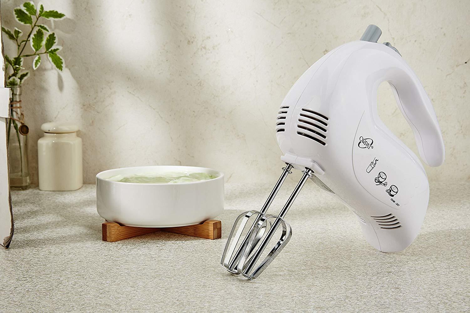 Orpat Ohm-207 150-watt Hand Mixer (White)