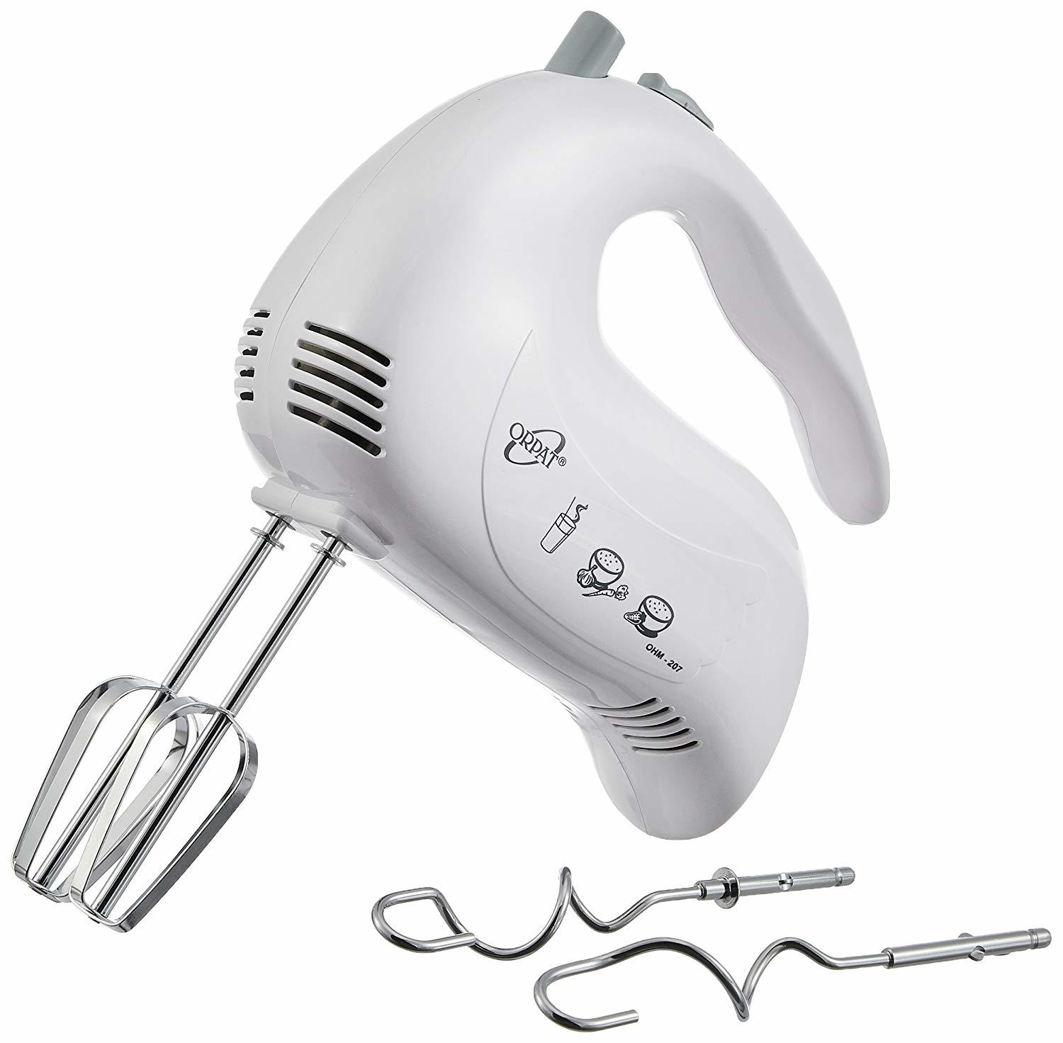 Orpat Ohm-207 150-watt Hand Mixer (White)