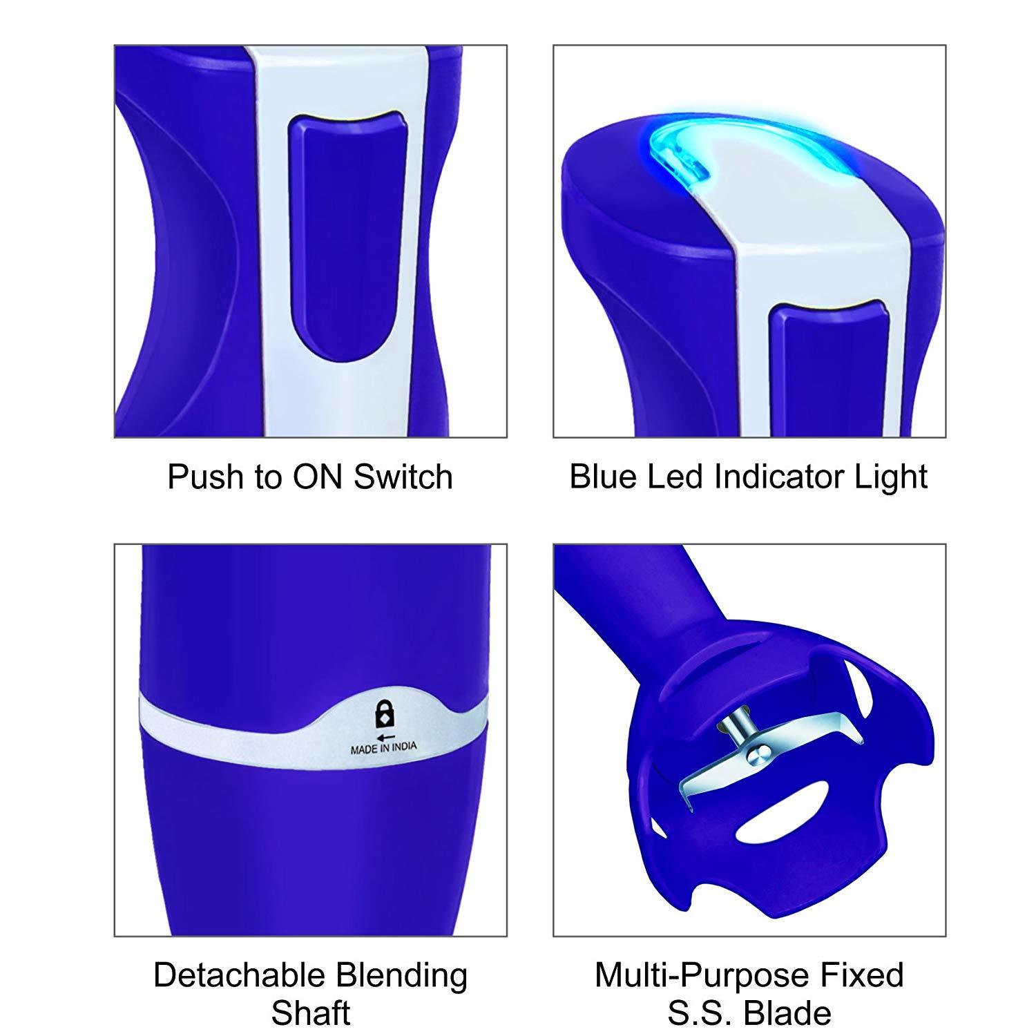 Orpat Hhb-157e Wob 250-watt Hand Blender (Violet)