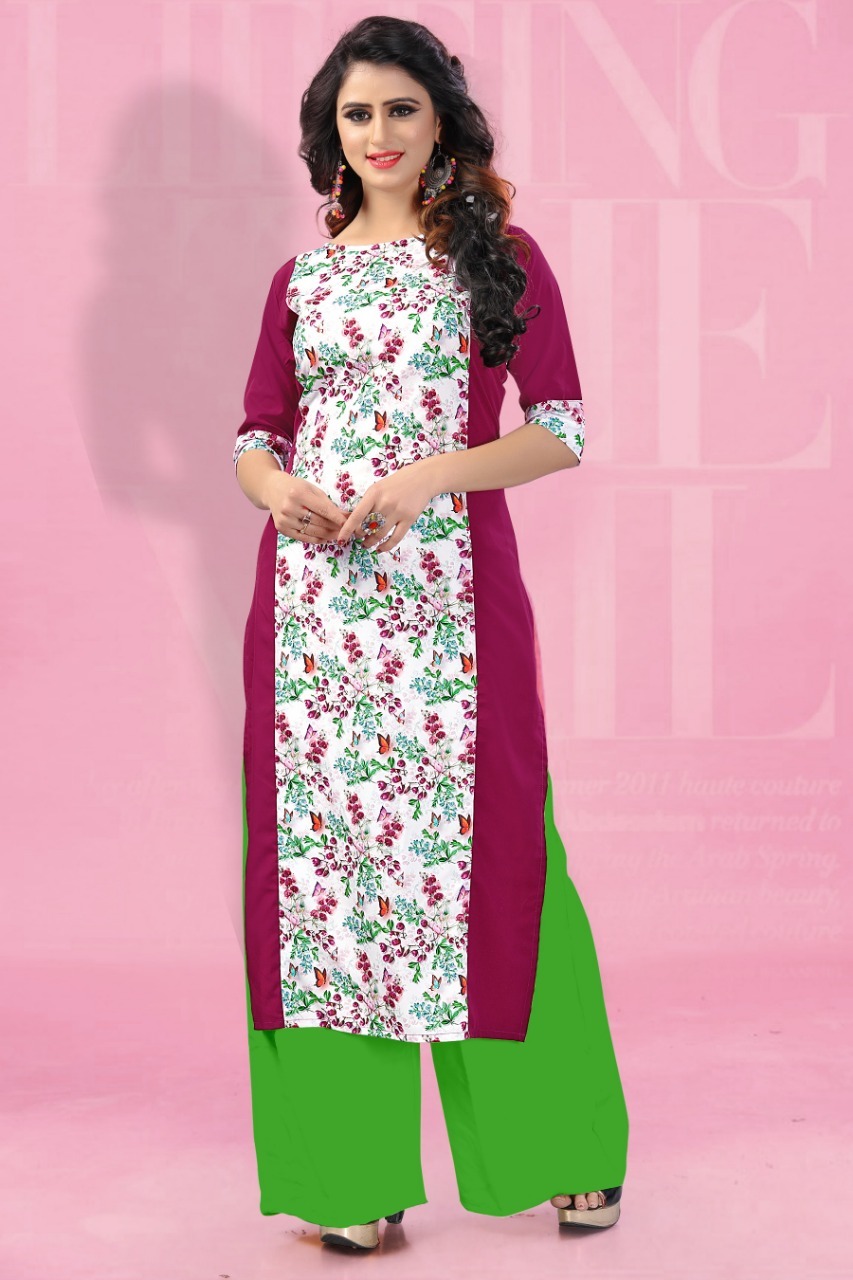 New Fancy Printed Kurtii - Cotton, Available Sizes M(38) To 3xl(46), Half Sleeve, Boat Neck, Length Up To 46-47 Inch, Washable, Daily Wear