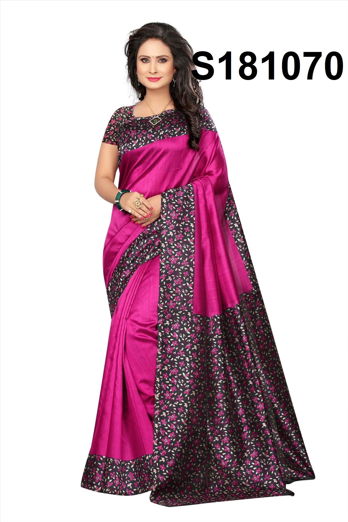 Fancy Kalamkari Silk Saree - Silk Material Length: 6.3 Mtr Blouse Length: 0.8 Mtr Printed Pattern Suitable For All Seasons | Indian Style Khadi Fabric