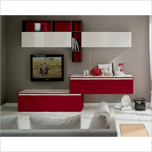 Wooden Wall Mounted TV Unit