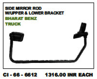 Bharat benz side mirror shop price