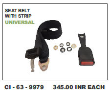 Seat Belt With Strip Universal (Cinew) Vehicle Type: 4 Wheeler