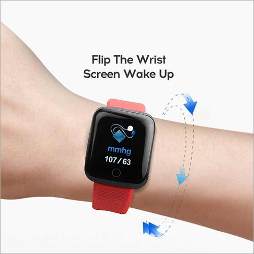 Bluetooth Smart Watch - Silicone, 40mm X 36mm X 11mm , Lcd Anti-scratch Display, Ip67 Water Resistance, 7 Days Battery Life, Call & Message Alerts, Social Media Notifications