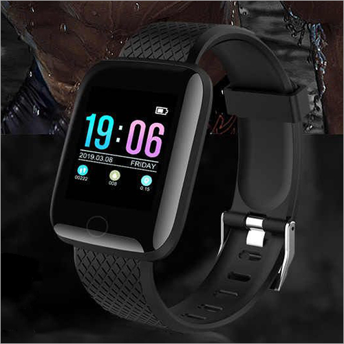 Bluetooth Smart Watch - Silicone, 40mm X 36mm X 11mm , Lcd Anti-scratch Display, Ip67 Water Resistance, 7 Days Battery Life, Call & Message Alerts, Social Media Notifications