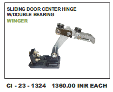Sliding Door Center Hinge Double Bearing Winger (Cinew) Vehicle Type: 4 Wheeler