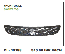 Front Grill Swift T-3 (Cinew) Vehicle Type: 4 Wheeler