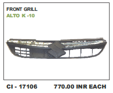 Front Grill Alto K 10 (Cinew) Vehicle Type: 4 Wheeler