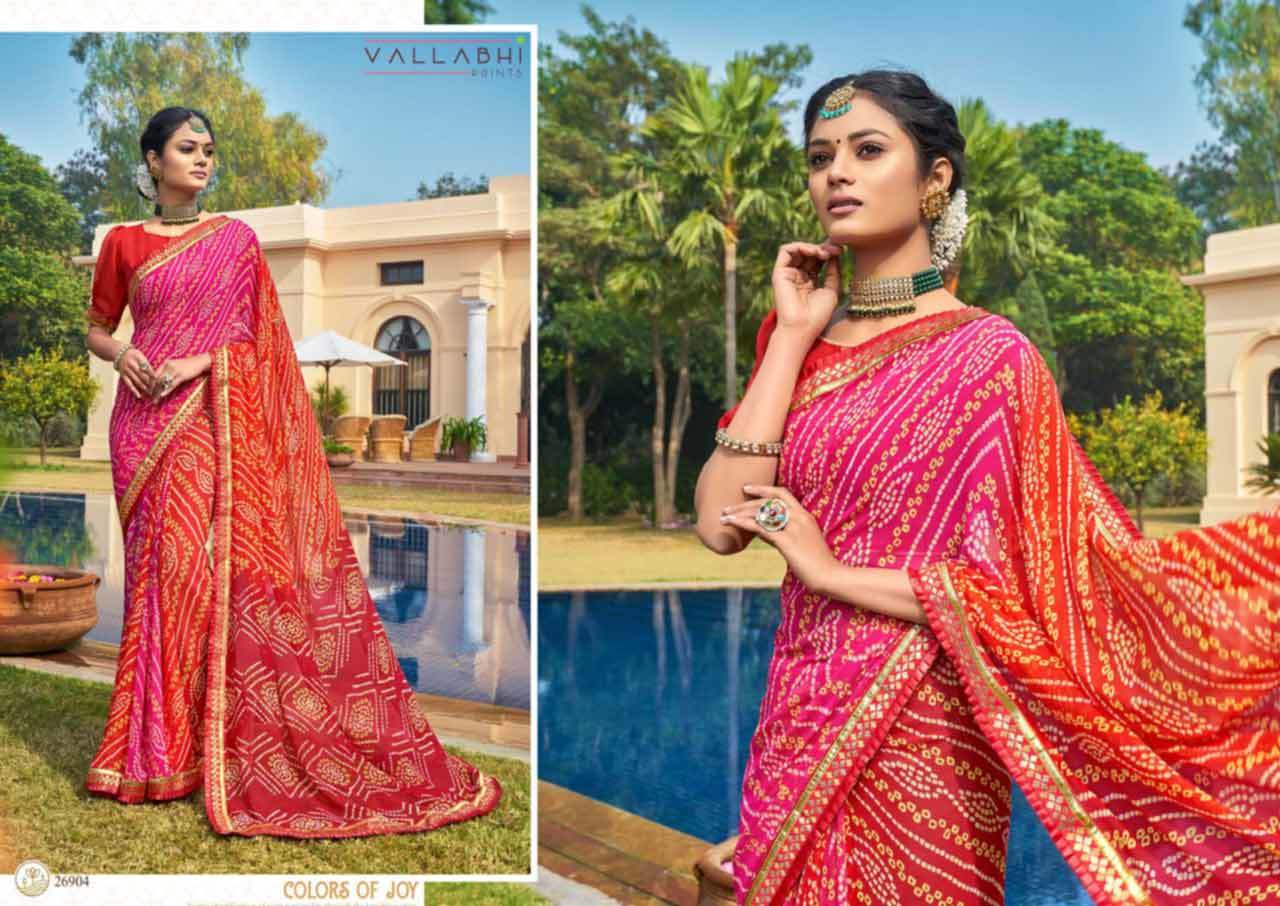 Georgette Sarees Festival Wear Printed