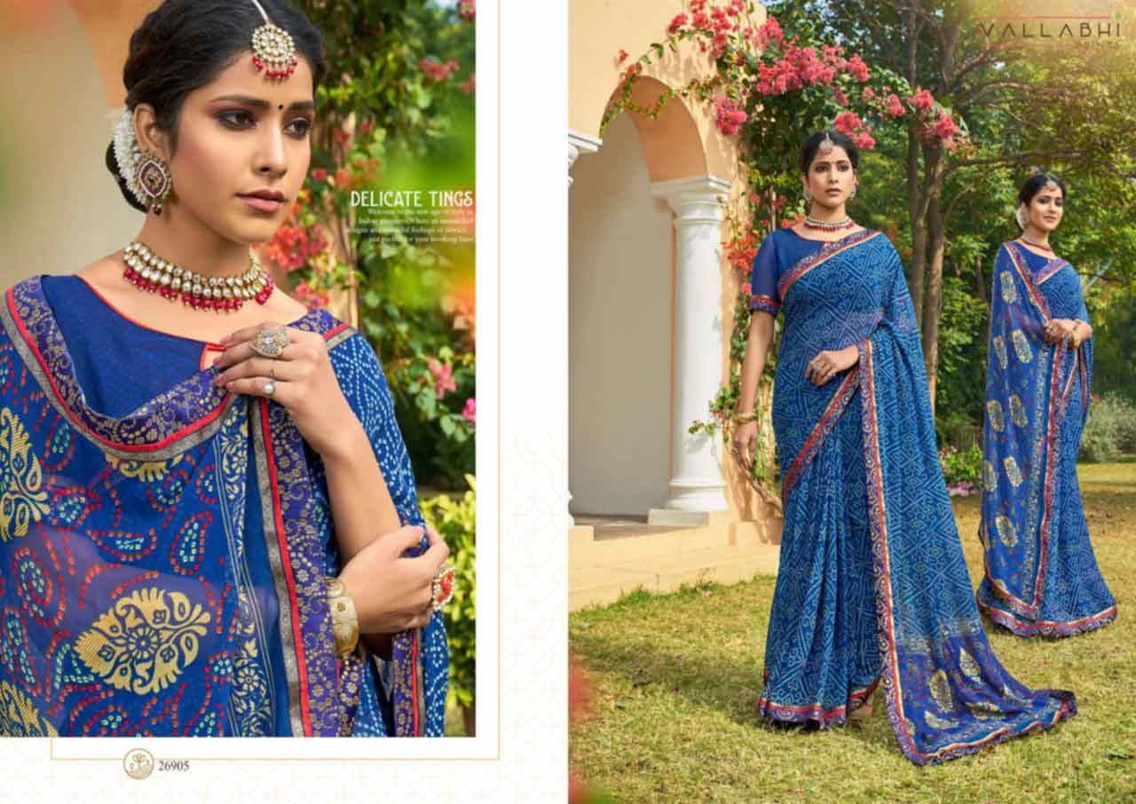 Georgette Sarees Festival Wear Printed