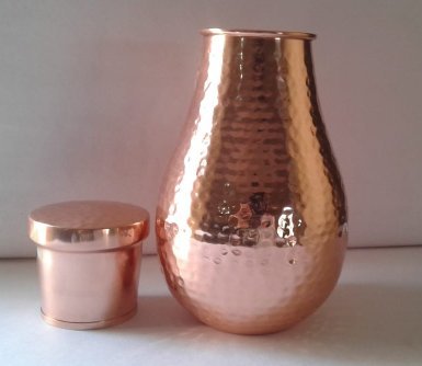 Copper Sugar Pot - 400 Grams | Handcrafted Copper With Hammered And Matte Finish, Ideal For Storing Dry Foods And Perfect For Gifting