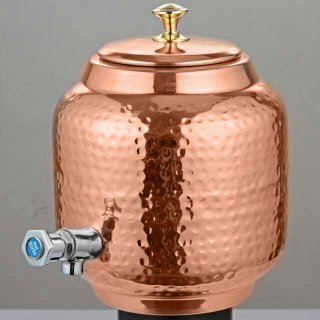 Metal Copper Water Matka