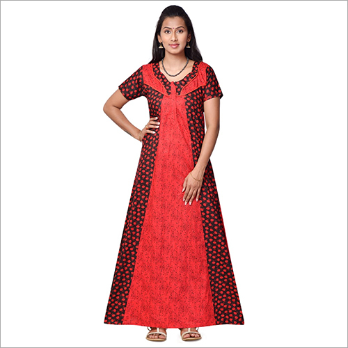Available In Multicolor Designer Print Nighty