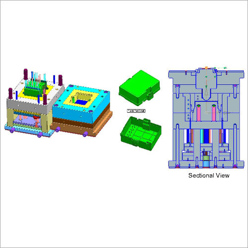 Single Cavity Full Auto Mold With Valve Gate Hot Sprue & Double Ejector System