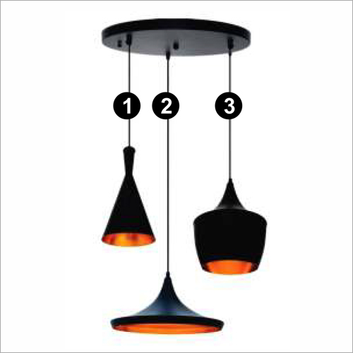 9 W Led बल्ब एल्युमीनियम डेको हैंगिंग लाइट