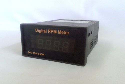 Black Digtal Rpm Meter