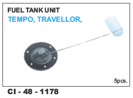 Fuel Tank Unit Tempo - 4 Wheeler Design, Warranty Included for Enhanced Reliability