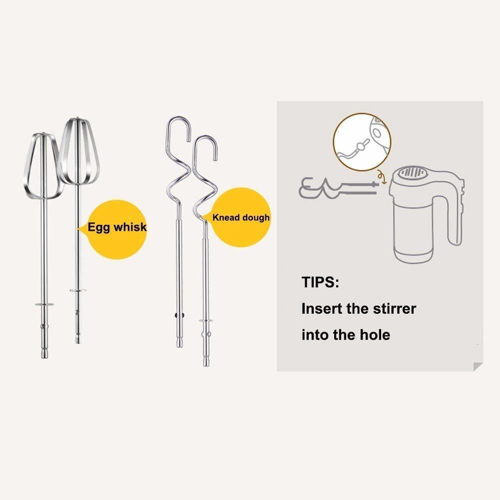 Electric Stainless Steel 300-watt Hand Mixer