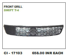 Front Grill Swift T-4 (Cinew) Vehicle Type: 4 Wheeler