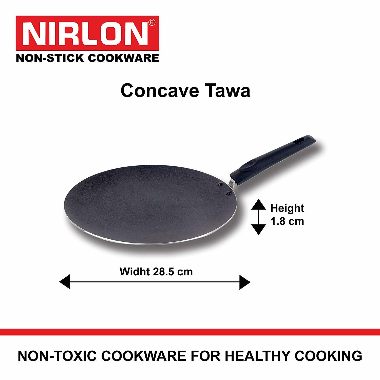 Nirlon Gas Compatible Non-stick Aluminium Cookware Set