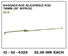 Baggage Handle Rod Adj 760 Mm (30)'' (Cinew) - Durable Polymer, 760 Mm Length, 4 Wheeler Compatibility, Warranty Included | Reliable Replacement Component