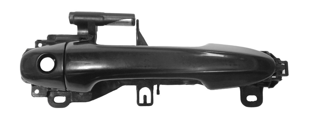 Outer Handle with Base - Black Front Crystal Design | Durable for 4 Wheeler Vehicles, Warranty Included