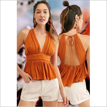 लेडीज़ डिज़ाइनर बैकलेस टॉप्स