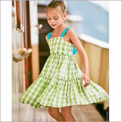 Girls Cotton Printed Sleeveless Dresses